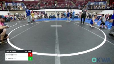 80 lbs Quarterfinal - Will Parcell, Piedmont vs Haygen Howell, Norman Grappling Club