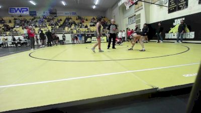 110 lbs Round Of 16 - Pippa McCall, Fort Gibson Youth Wrestling vs Alexias Thompson, Tahlequah Wrestling Club