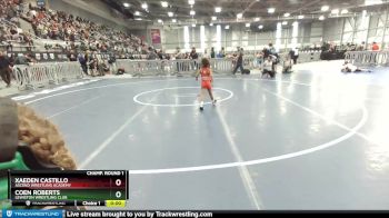 110 lbs Champ. Round 1 - Coen Roberts, Lewiston Wrestling Club vs Xaeden Castillo, Ascend Wrestling Academy