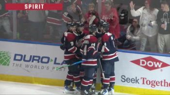 Nikita Klepov Scores First OHL Playoff Goal With One-Knee One-Timer