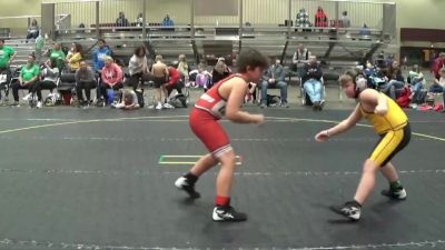 112 lbs Finals (8 Team) - Fallon Tiernan, Michigan Matcats vs Jaxon McFarland, Lowell WC