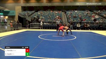 125 lbs Prelims - Justin Portillo, Grand View vs Cian Apple, Colorado Mesa