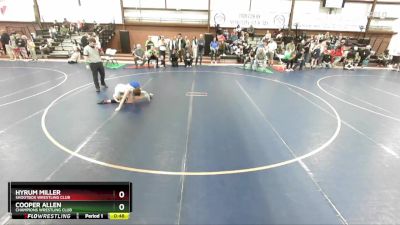 82 lbs Cons. Round 4 - Cooper Allen, Champions Wrestling Club vs Hyrum Miller, Shootbox Wrestling Club