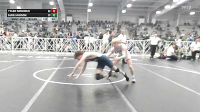 120 lbs Consi Of 32 #1 - Tyler Kendrick, NC vs Luke Hudson, SC