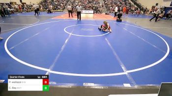 55 lbs Quarterfinal - Paityn Wallace, Beebe Youth Wrestling vs Connor Ray, Battlefield Wrestling Club