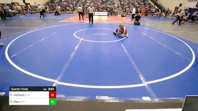55 lbs Quarterfinal - Paityn Wallace, Beebe Youth Wrestling vs Connor Ray, Battlefield Wrestling Club
