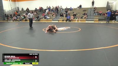 J-10 lbs Cons. Semi - Kellen Johnson, Hammerin Hawks vs Ryker Beal, Belle Plaine Wrestling