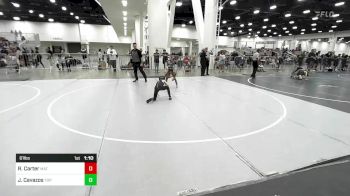 61 lbs Semifinal - Roman Carter, Mat Demon WC vs Jett Cavazos, Top Rank