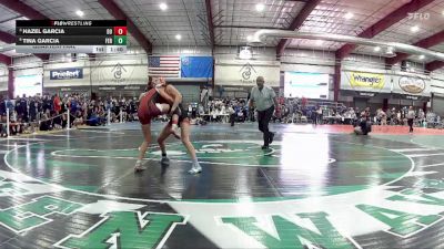 105 lbs Quarterfinal - Hazel Garcia, Desert Oasis vs Tina Garcia, Fernley