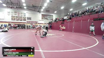 138 lbs Cons. Round 2 - Yurem Garcia, LIBERTY NORTH vs Matthew Wilson, LAFAYETTE-Wildwood
