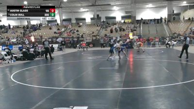 A 150 lbs Semifinal - Austin Glass, Volunteer High School vs Colin Bull, Soddy Daisy High School