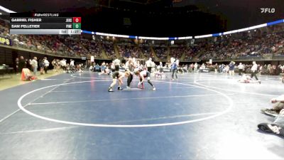 103 lbs Round Of 32 - Gabriel Fisher, Jersey Shore vs Sam Pelletier, Pine Richland