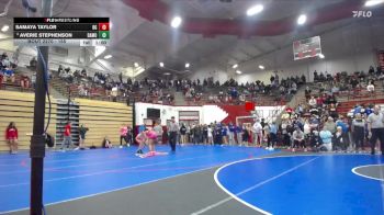 155 lbs 3rd Place Match - Averie Stephenson, Eastbrook Highschool vs Samaya Taylor, Boone Grove