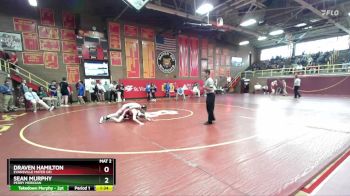 120 lbs Quarterfinal - Draven Hamilton, Evansville Mater Dei vs Sean Murphy, Perry Meridian