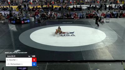 100 lbs Cons 32 #1 - Urijah Courter, IA vs Cale Richardson, OK