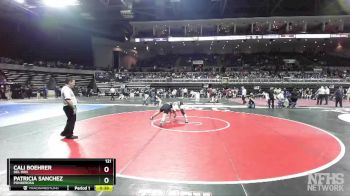 121 lbs Cons. Round 2 - Cali Boehrer, Del Oro vs Patricia Sanchez, Ponderosa