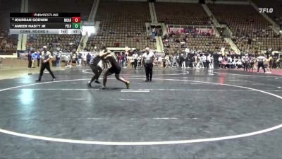 6A 215 lbs Cons. Round 5 - Ameer Hasty Jr, Pelham vs Jourdan Godwin, Mcadory