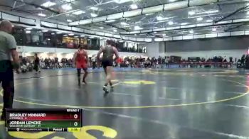 285 lbs Round 1 (8 Team) - Bradley Minnard, Otterbein vs Jordan Lemcke, Wisconsin-Oshkosh