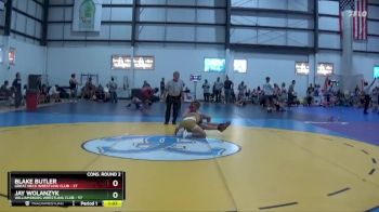 150 lbs Cons. Round 2 - Jay Wolanzyk, Williamsburg Wrestling Club vs Blake Butler, Great Neck Wrestling Club