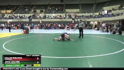 95 lbs Quarterfinal - Jayce LeClaire, De Pere Redbirds Youth vs Callan Shelstad, Centennial