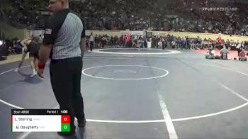 4A-152 lbs Quarterfinal - Brayden Dougherty, Chickasha vs Logan Sterling, Wagoner