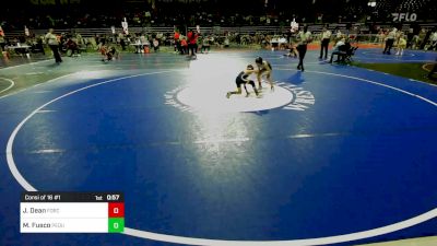 60 lbs Consi Of 16 #1 - James Dean, Force Wrestling Club vs Michael Fusco, Pequannock