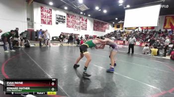 144 lbs 7th Place Match - Edward Mather, Long Beach Poly vs Evan Payne, Valencia