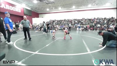 43 lbs Rr Rnd 1 - Eymber Dickson, Cleveland Take Down Club vs JJ Stolarzyk, Piedmont