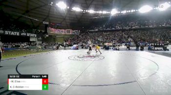 1B/2B 132 1st Place Match - Wyatt Elias, Oroville vs Kevin Camacho-Roldan, Forks