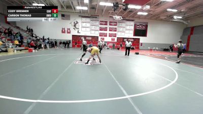 184 lbs Final - Cody Brenner, Central Michigan vs Carson Thomas, Unrostered