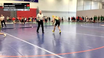 133 lbs Champ. Round 1 - Aiden Vasquez, Apprentice School vs Zander Nuttall, St. Vincent College