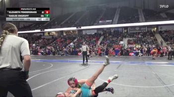 105 lbs Quarterfinal - Raelee Engroff, Columbus vs Elizabeth Pendergrass, Ark City
