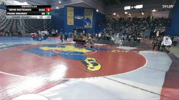 190 lbs Champ. Round 1 - Nevin Mattessich, Don Bosco Prep vs Frank Dimarzio, Morris Hills