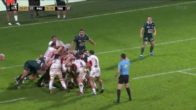 Sacha Zegeur Try Saving Tackle On Ange Capuozzo | Toulouse vs Pau