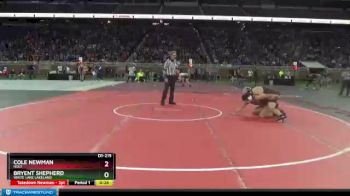 D1-215 lbs Cons. Round 1 - Cole Newman, Holt vs Bryent Shepherd, White Lake Lakeland