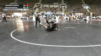 7A 126 lbs Quarterfinal - Cristofer Santoyo, Smiths Station Hs vs Braxton Brooks, Robertsdale