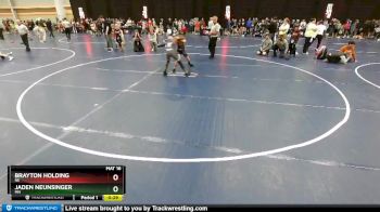 97 lbs Champ. Round 2 - Jaden Neunsinger, MN vs Brayton Holding, NE