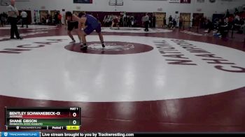 184 lbs Semifinal - Shane Gibson, Minnesota State Mankato vs Bentley Schwanebeck-Ostermann, Augsburg