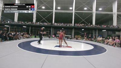 120 lbs Zainab Albadri, Missouri vs Raeya Perkins, Oklahoma