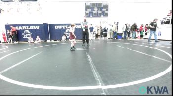 52 lbs Round Of 16 - Lincoln Molina, Cotton County Wrestling Club vs Kannon Gibbens, Rough Riders