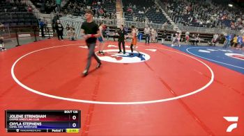 127-140 lbs Semifinal - Jolene Stringham, Casper Wrestling Club vs Chyla Stephens, Camel Kids Wrestling