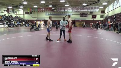 Junior-7 lbs Round 2 - Jayden Kopp, FWA vs Drew Crubel, Fennimore High School Wrestlin