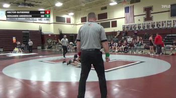 120 lbs Round 3 (4 Team) - Benjamin Anderson, Independence vs Hector Gutierrez, Hampton-Dumont-CAL