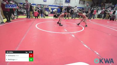 80-85 lbs Rr Rnd 3 - Presley Williams, Sperry Wrestling Club vs Emerson Rollings, Tulsa Blue T Panthers