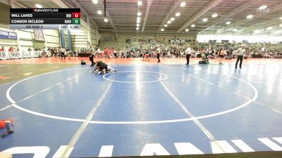 113 lbs Rr Rnd 2 - Will Lakes, Indiana Outlaws Blue vs Connor McLeod, Hanover Hawkeye