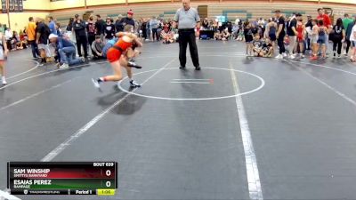 96 lbs Semifinal - Sam Winship, Smittys Barnyard vs Esaias Perez, Rampage