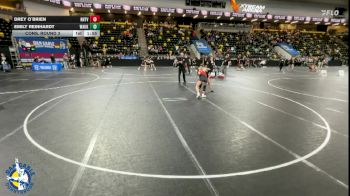 110 lbs Cons. Round 3 - Drey O`brien, New Hampton vs Emily Reinhardt, Waukon
