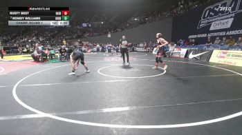 2A/1A Boys 144 Champ. Round 1 - Rusty Best, Nestucca Boys vs Rowdy Williams, Oakridge Boys