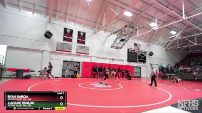 157 lbs Cons. Round 2 - Ryan Garcia, Victor Valley College vs Luciano Esoldo, Victor Valley College