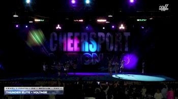 Thunder Elite - Voltage [2026 L1 Youth - D2 - Medium Day 1] 2026 CHEERSPORT National All Star Cheerleading Championship